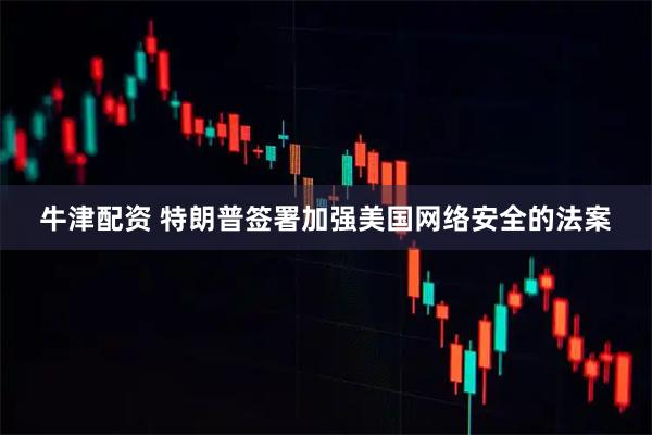 牛津配资 特朗普签署加强美国网络安全的法案