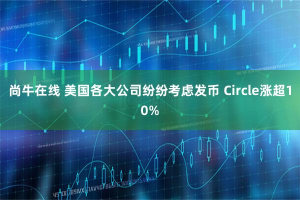 尚牛在线 美国各大公司纷纷考虑发币 Circle涨超10%