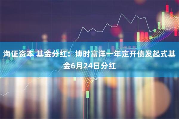 海证资本 基金分红：博时富洋一年定开债发起式基金6月24日分红