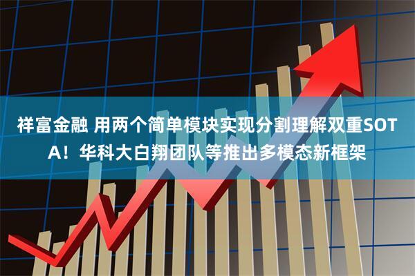 祥富金融 用两个简单模块实现分割理解双重SOTA！华科大白翔团队等推出多模态新框架